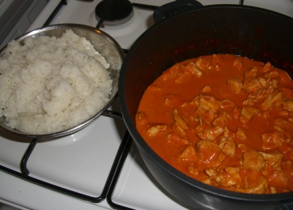 Geschnetzeltes in Fleisch-Sahne-Soße